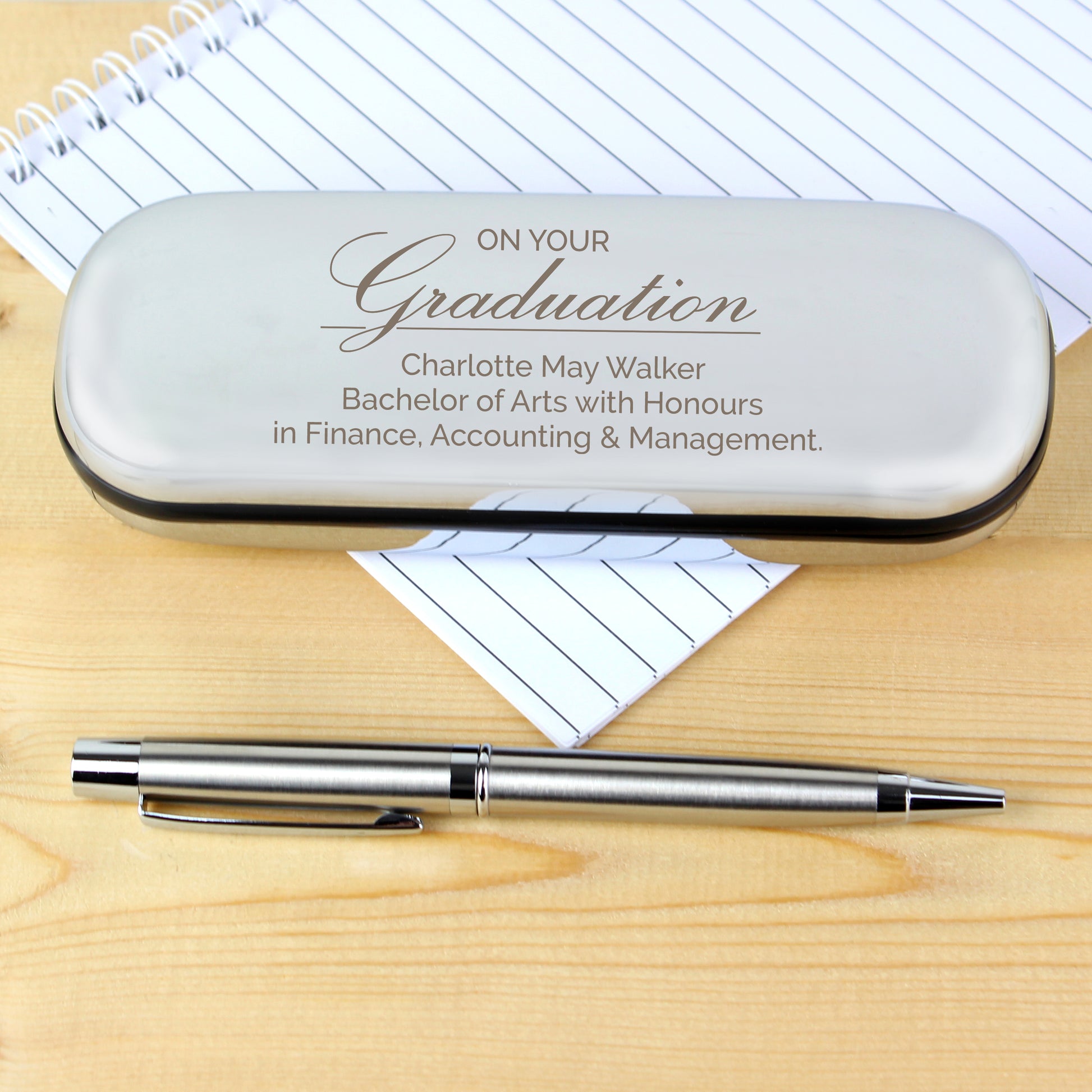 Personalised Graduation Pen and Box Set from Heartfelt Gifts