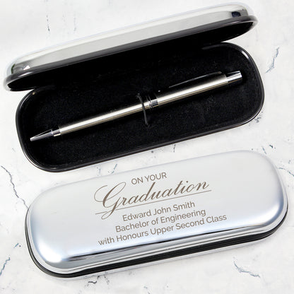 Personalised Graduation Pen and Box Set - image 3