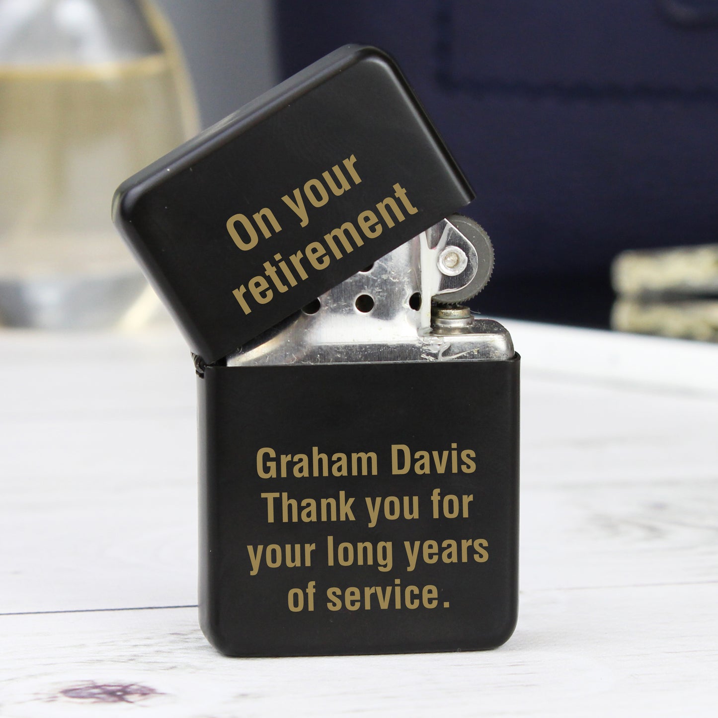Personalised Black Lighter - image 3