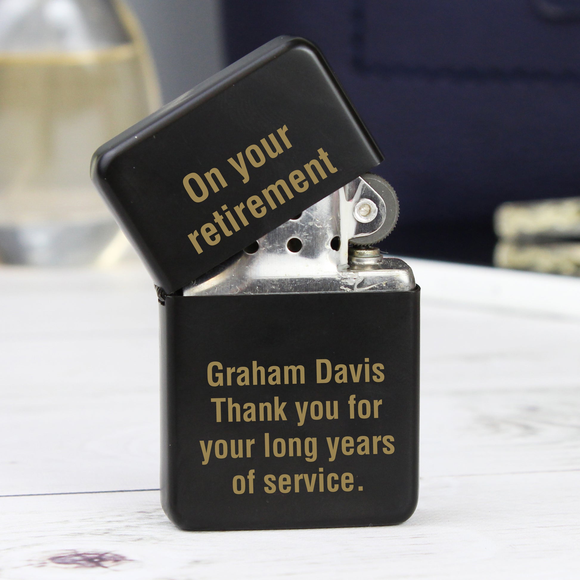 Personalised Black Lighter - image 3