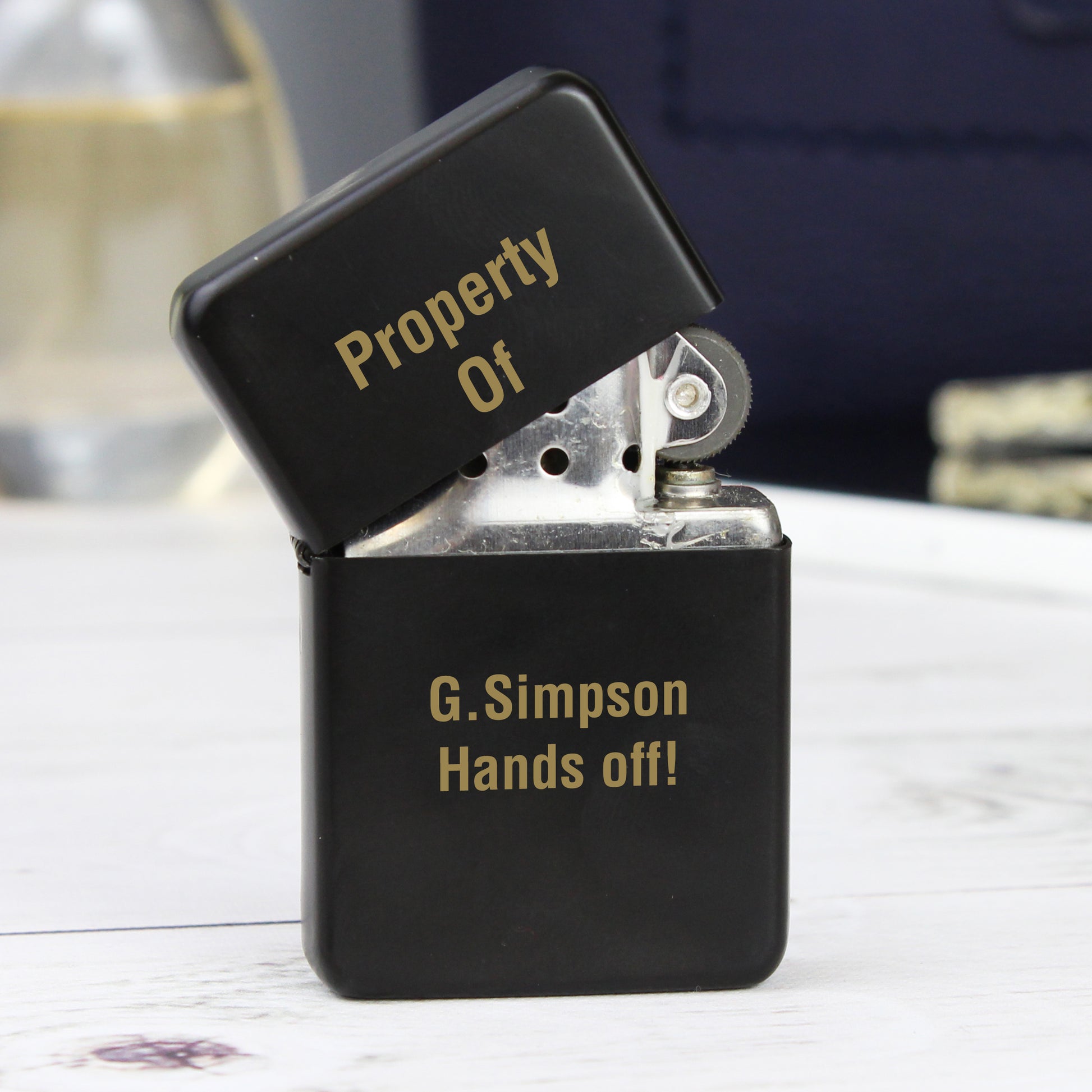 Personalised Black Lighter - image 5