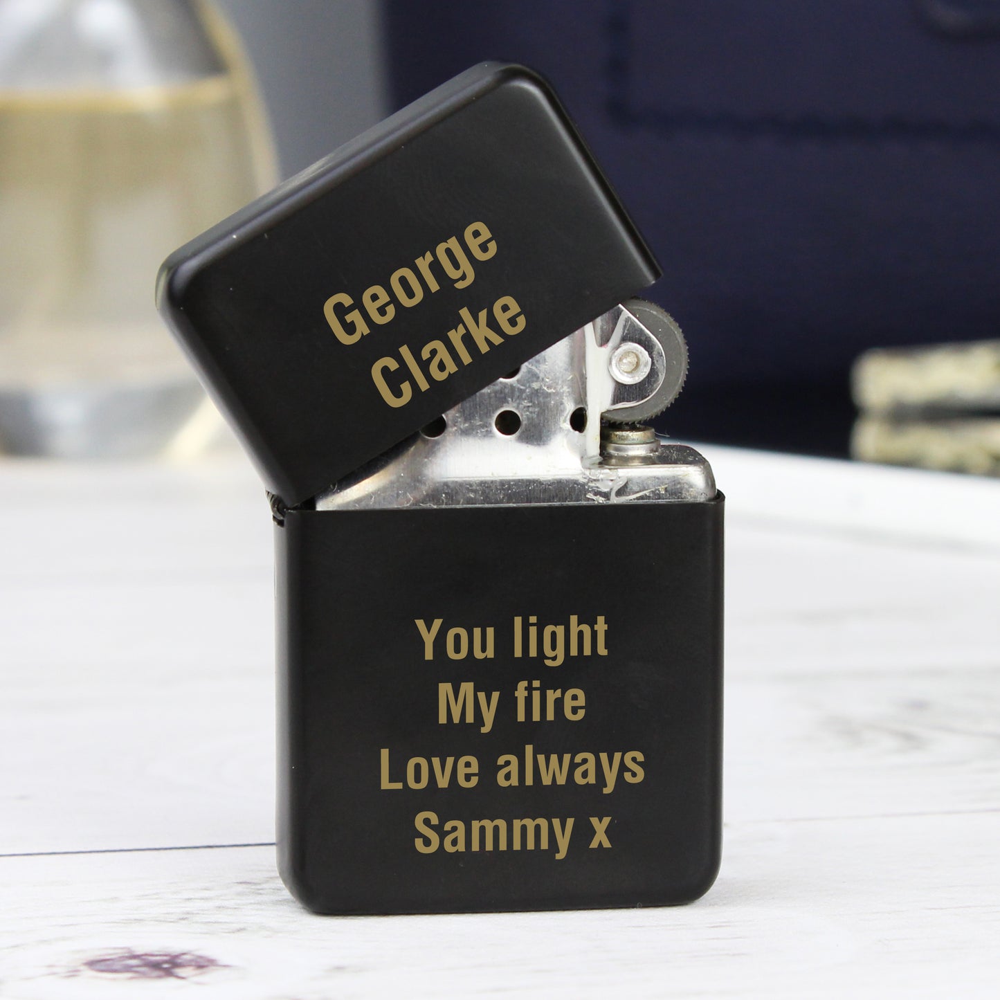 Personalised Black Lighter - image 6