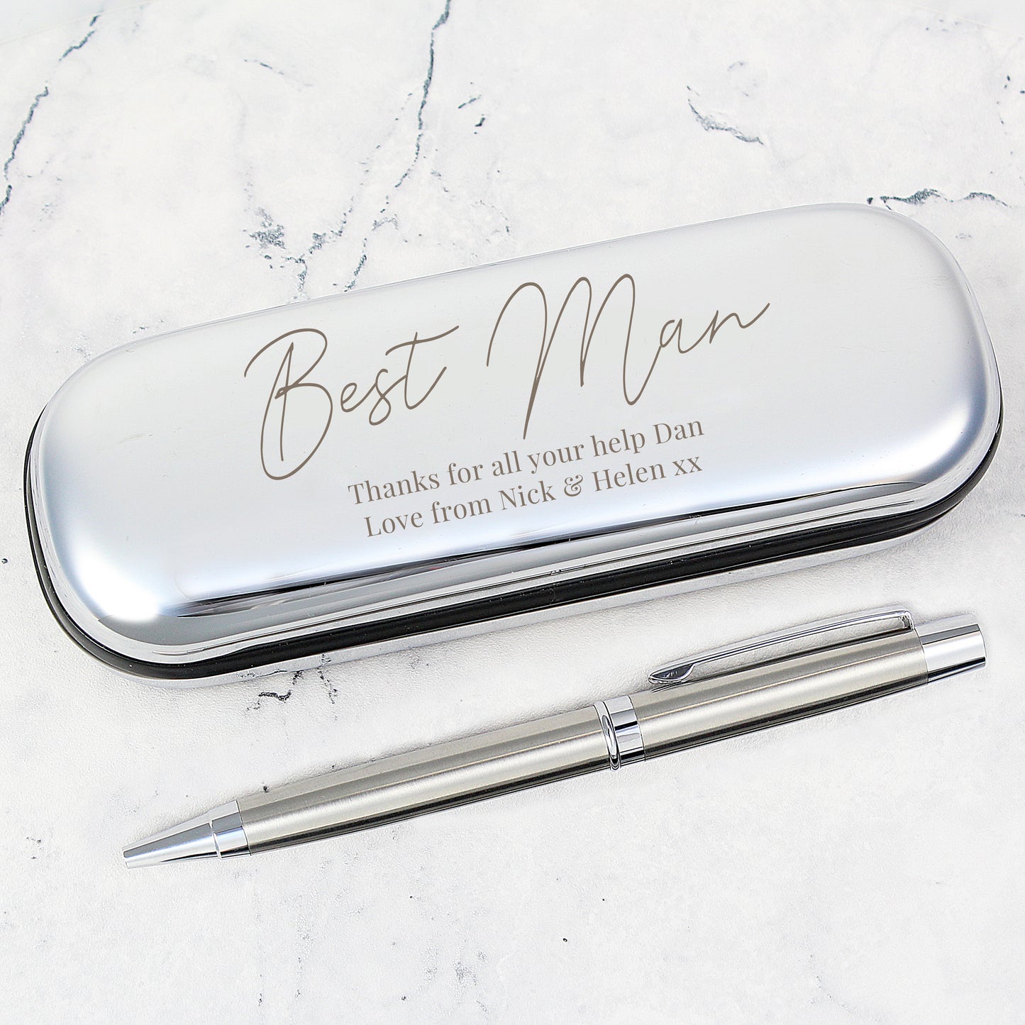 Personalised Free Text Pen and Box Set from Heartfelt Gifts