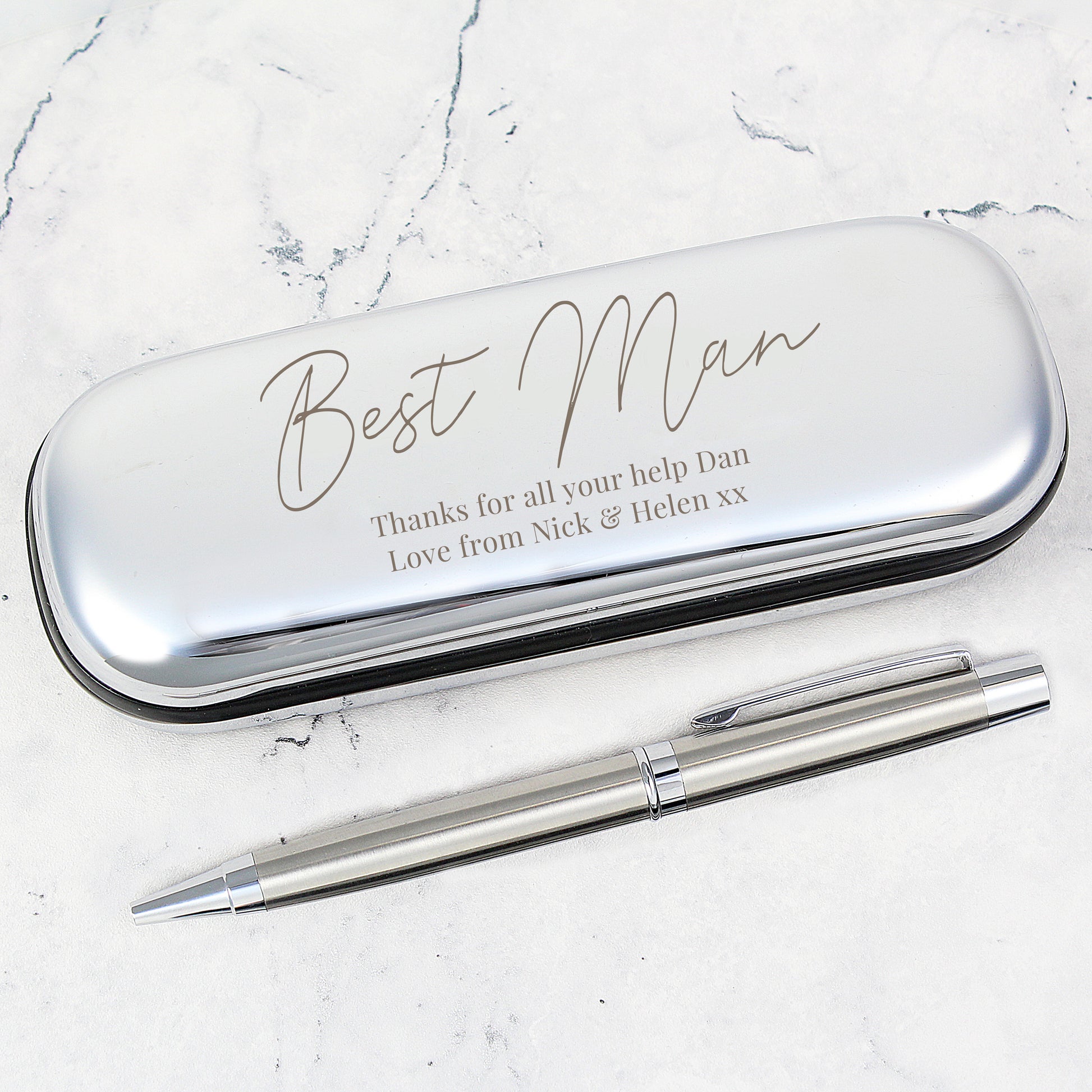 Personalised Free Text Pen and Box Set from Heartfelt Gifts