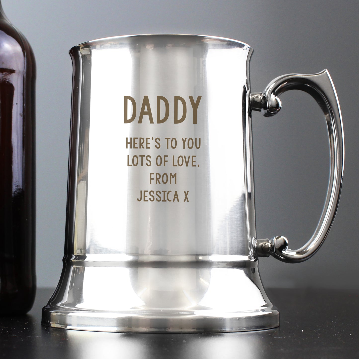Personalised Free Text Stainless Steel Tankard - image 7
