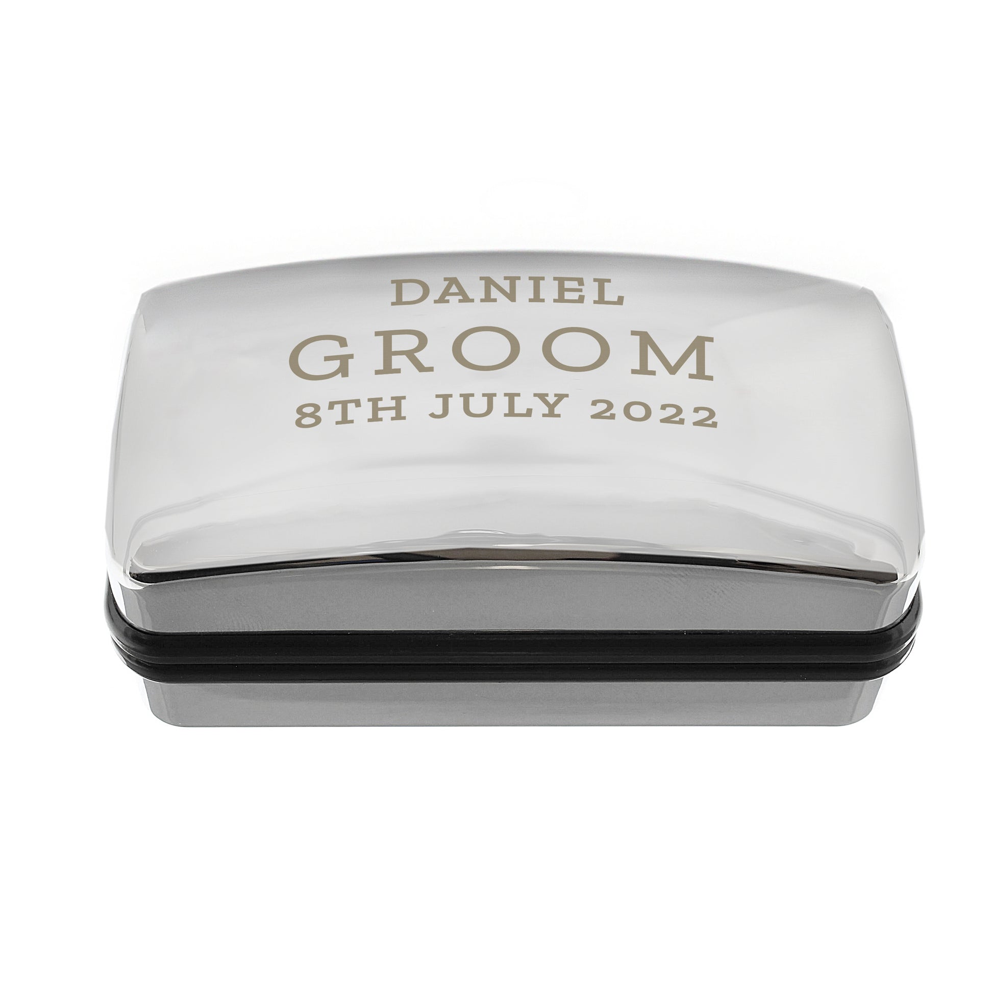 Personalised Wedding Cufflink Box - image 2