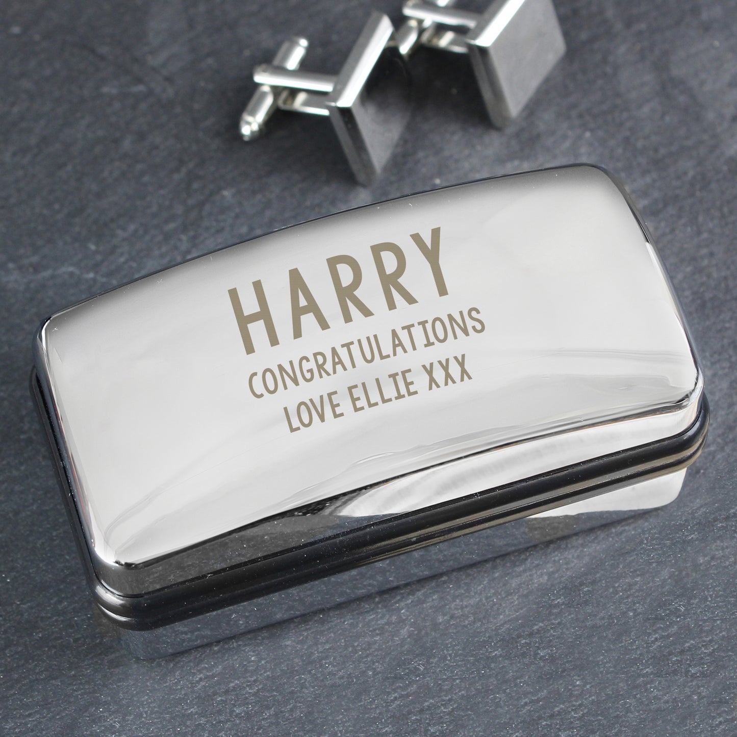 Personalised Free Text Cufflink Box - image 4