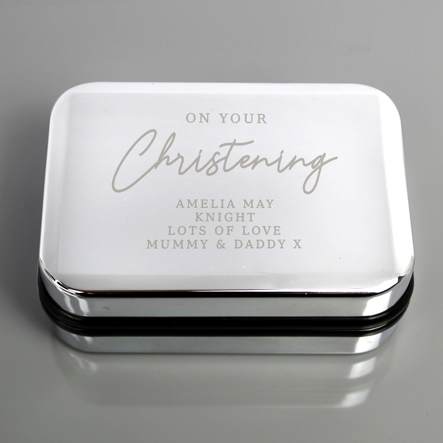 Personalised Christening Necklace Box from Heartfelt Gifts