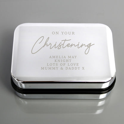 Personalised Christening Necklace Box from Heartfelt Gifts