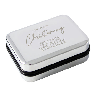 Personalised Christening Necklace Box - image 3
