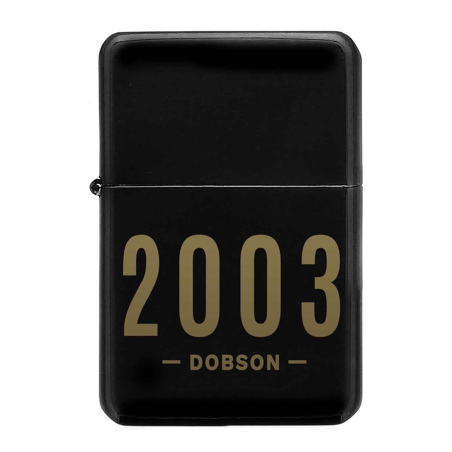 Personalised Date & Name Black Lighter - image 5