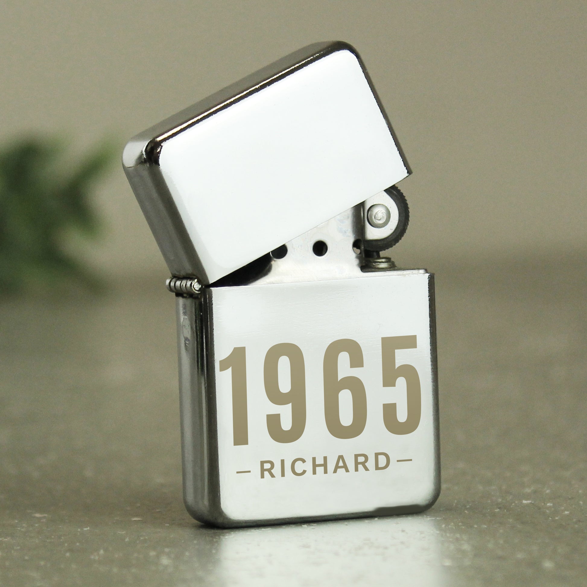 Personalised Date & Name Lighter from Heartfelt Gifts