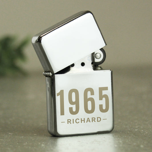 Personalised Date & Name Lighter from Heartfelt Gifts