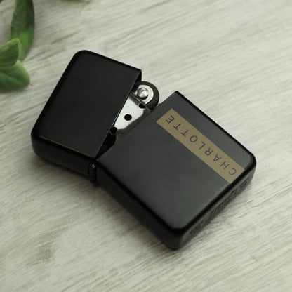 Personalised Name Only Black Lighter - image 6