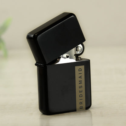 Personalised Name Only Black Lighter - image 8