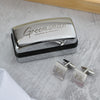 Personalised Groomsman Cufflinks & Gift Box