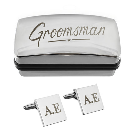 Personalised Groomsman Cufflinks & Gift Box - image 3