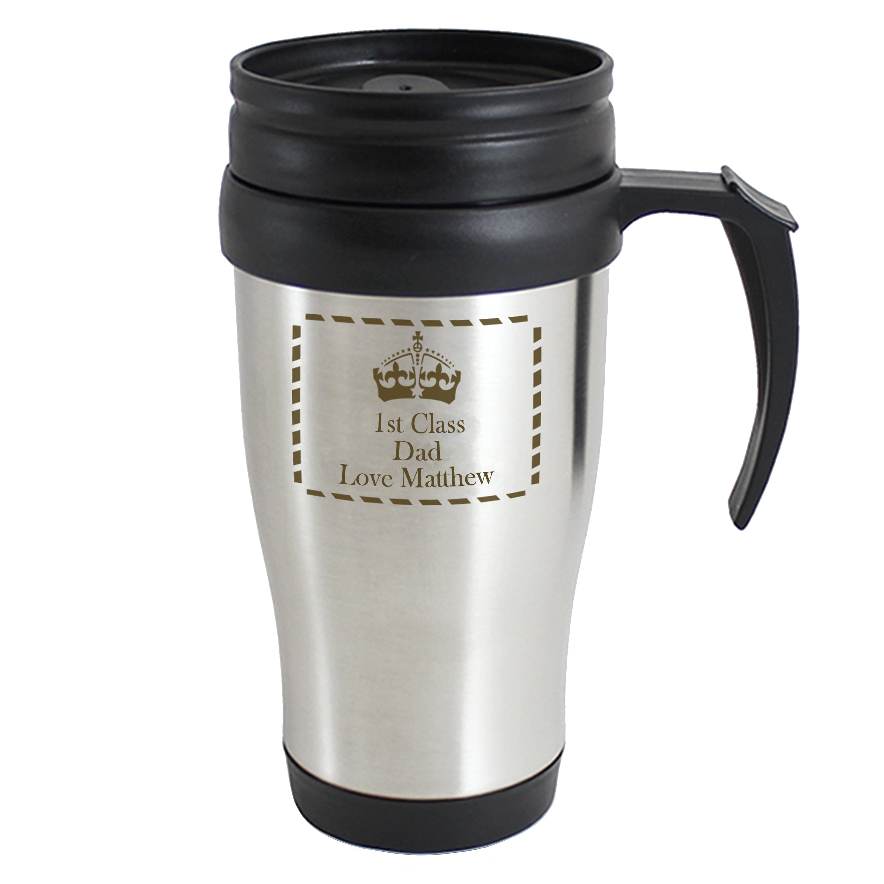 Personalised Crown Travel Mug from Heartfelt Gifts