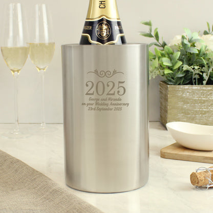 Personalised Number Frame Wine Cooler - image 2