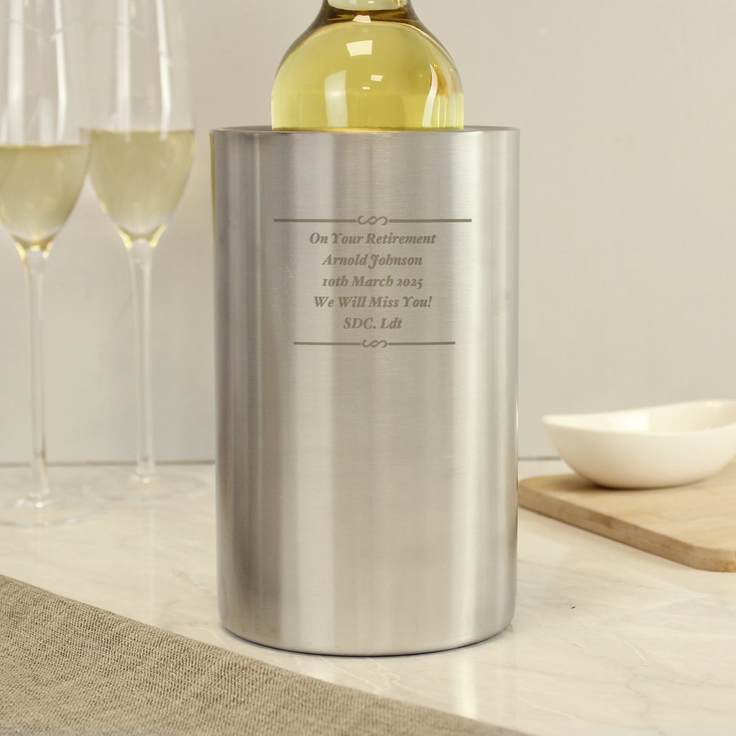 Personalised Any Message Wine Cooler - image 2