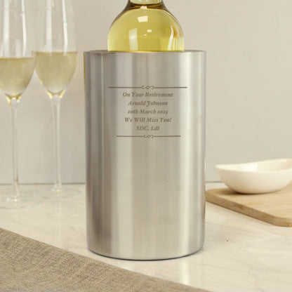 Personalised Any Message Wine Cooler - image 2