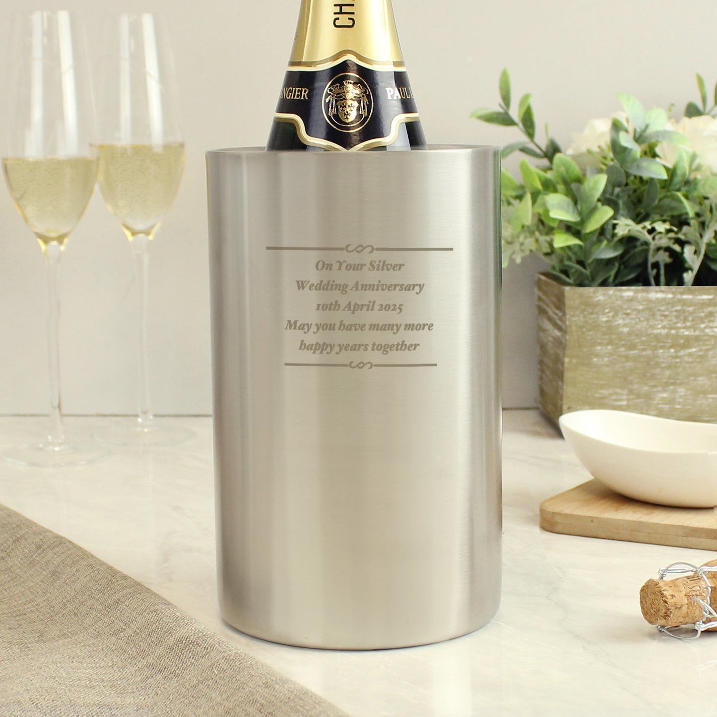 Personalised Any Message Wine Cooler - image 3