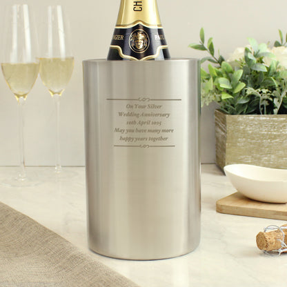 Personalised Any Message Wine Cooler - image 3