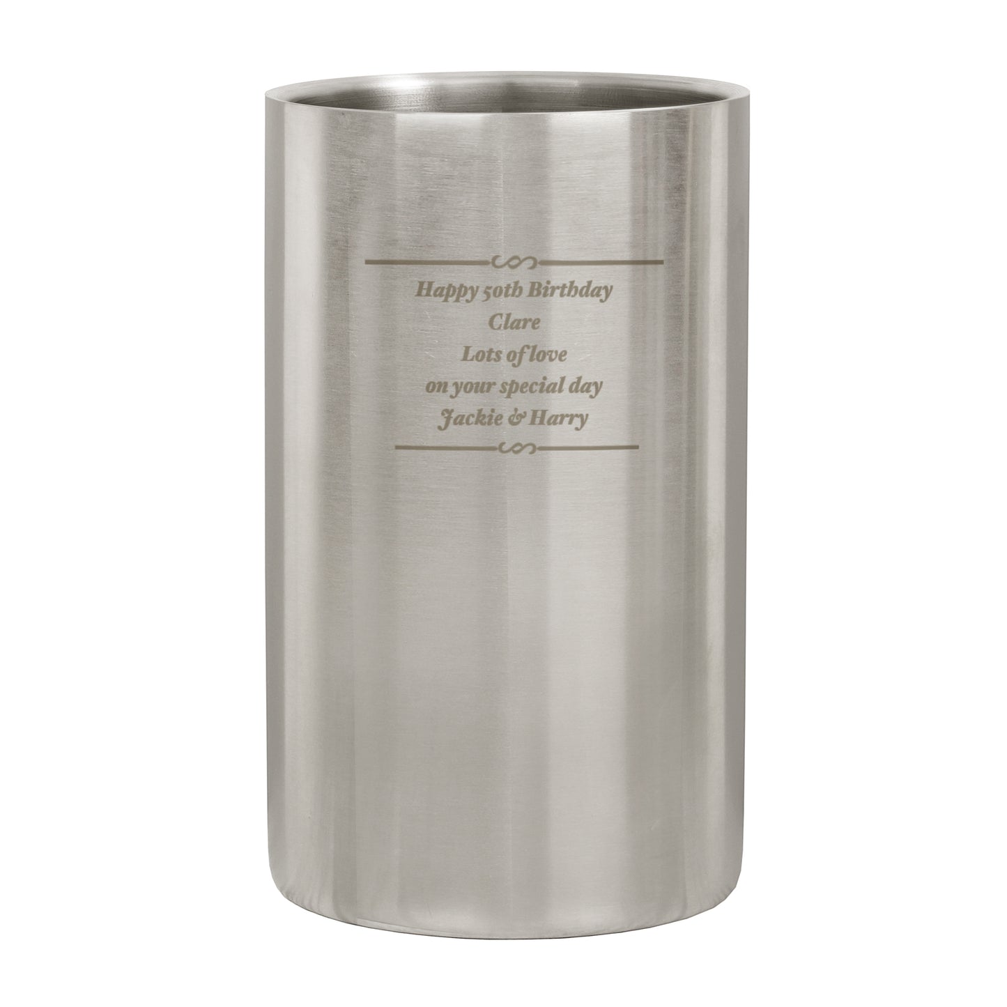 Personalised Any Message Wine Cooler - image 5