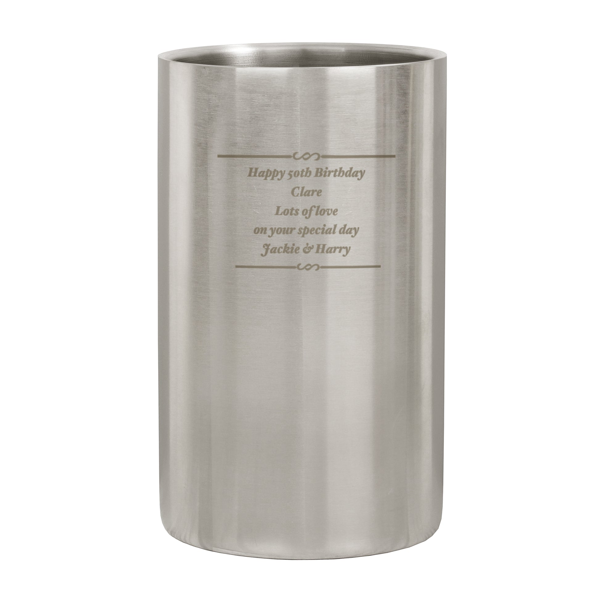 Personalised Any Message Wine Cooler - image 5