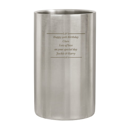 Personalised Any Message Wine Cooler - image 5