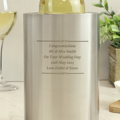 Personalised Any Message Wine Cooler - image 6