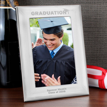 Personalised Graduation Silver 4x6 Photo Frame - image 4