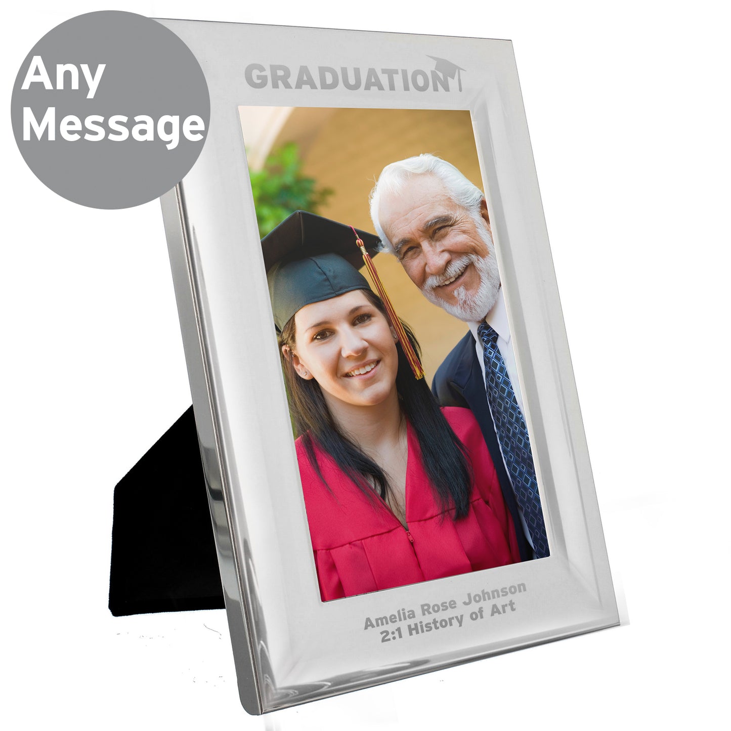 Personalised Graduation Silver 4x6 Photo Frame - image 6