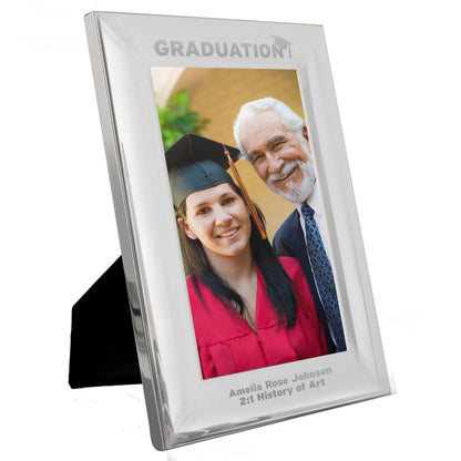 Personalised Graduation Silver 4x6 Photo Frame - image 7