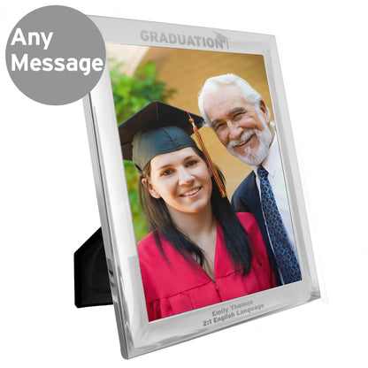 Personalised Graduation 10x8 Silver Photo Frame - image 5