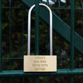 Personalised Any Message Padlock from Heartfelt Gifts
