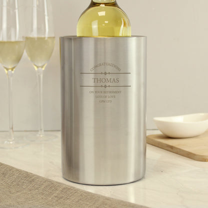 Personalised Diamond Wine Cooler - image 4