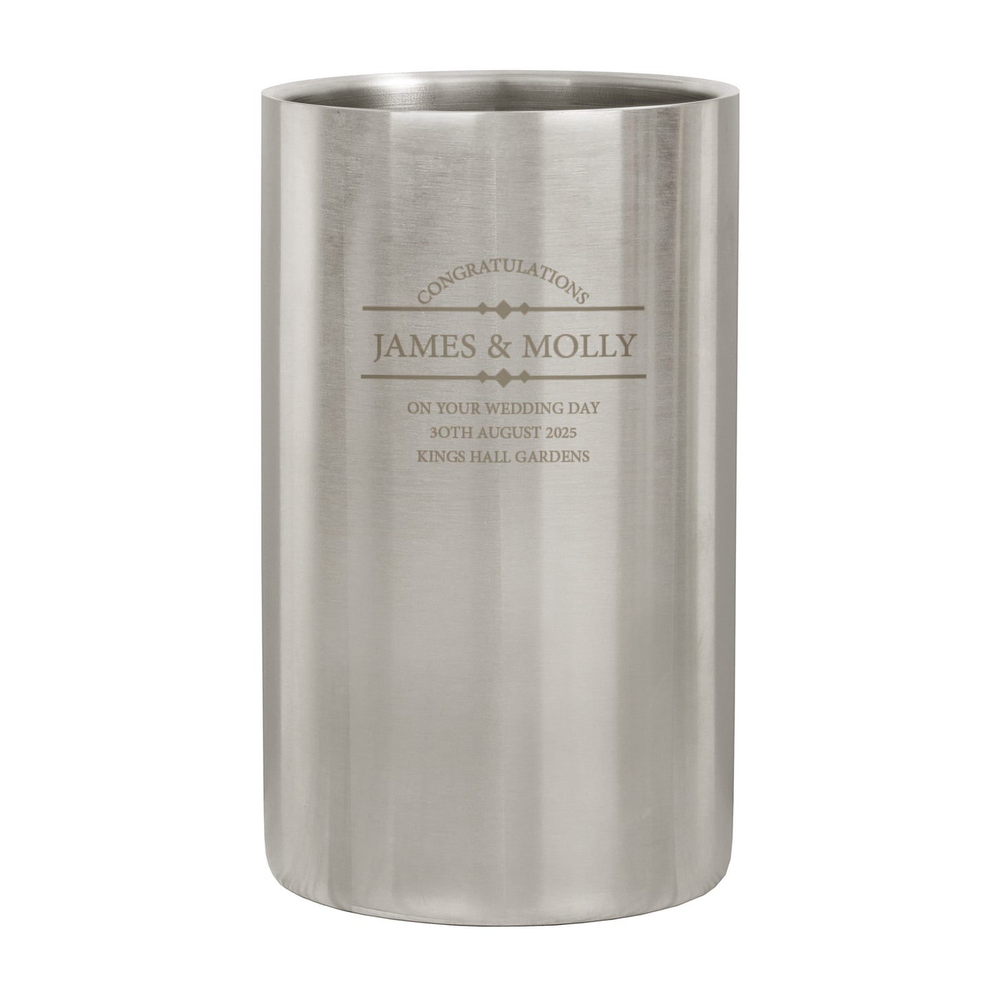 Personalised Diamond Wine Cooler - image 5