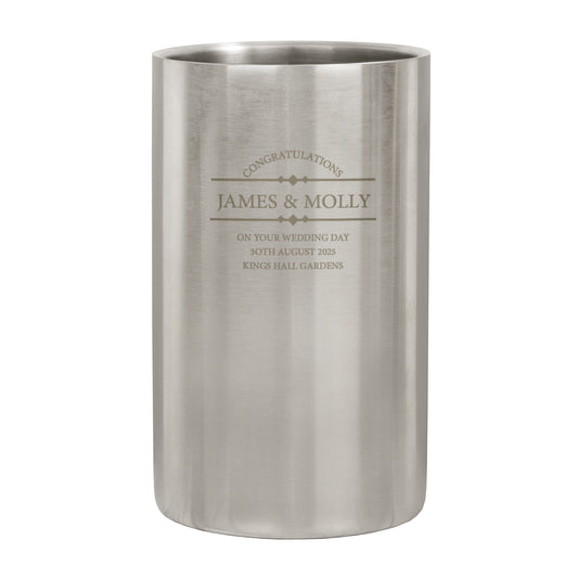 Personalised Diamond Wine Cooler - image 5