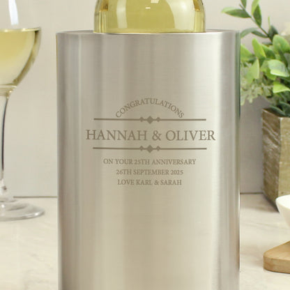 Personalised Diamond Wine Cooler - image 6