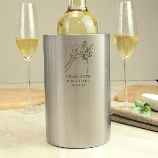 Personalised Botanical Wine Cooler - image 2