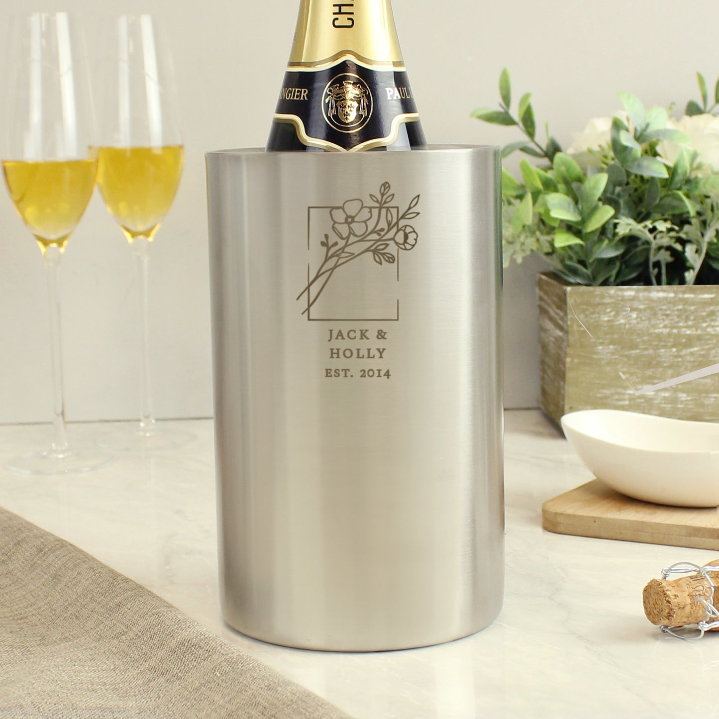 Personalised Botanical Wine Cooler - image 3