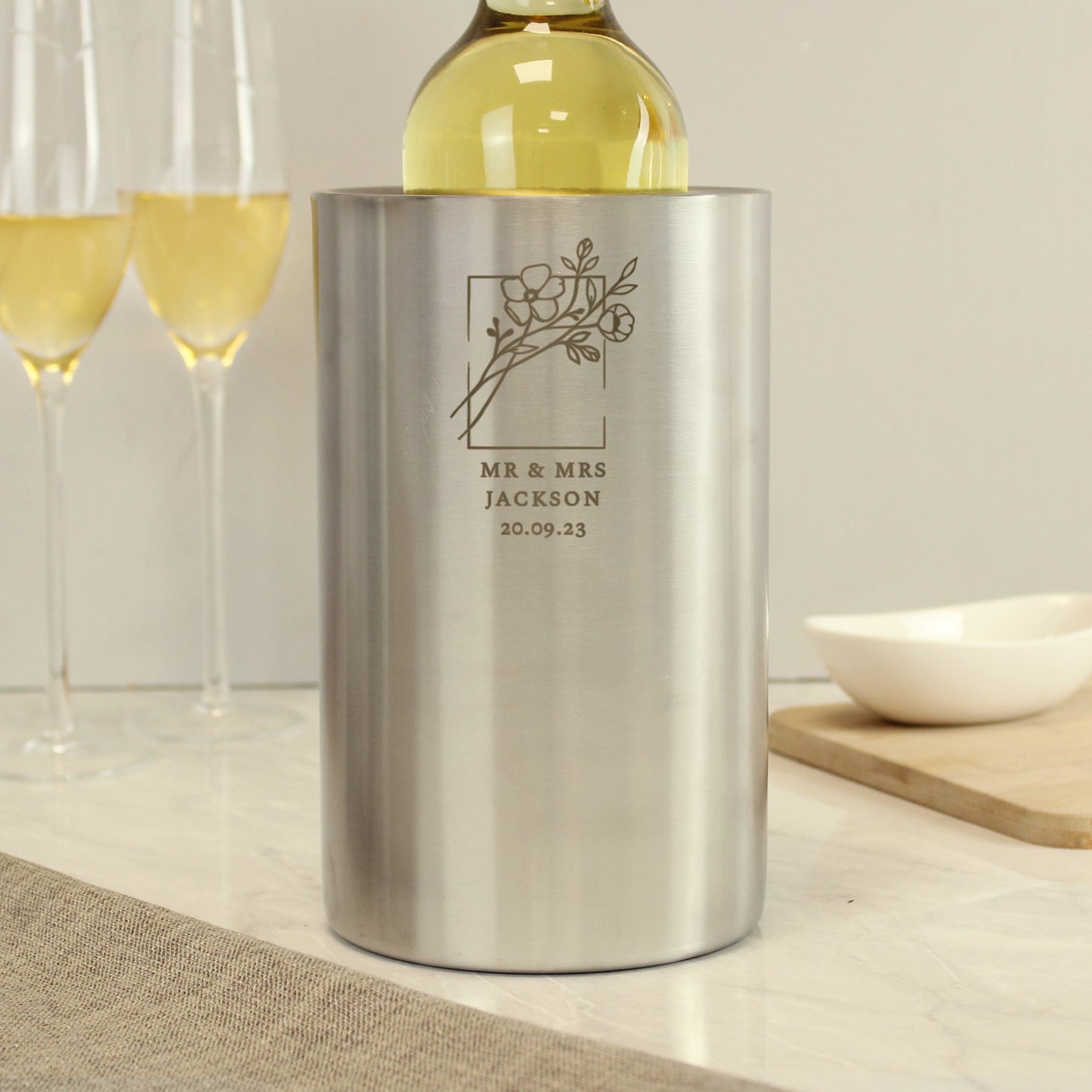 Personalised Botanical Wine Cooler - image 4