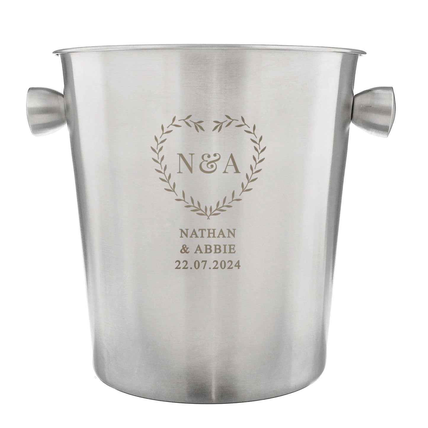 Personalised Botanical Stainless Steel Ice Bucket - image 5