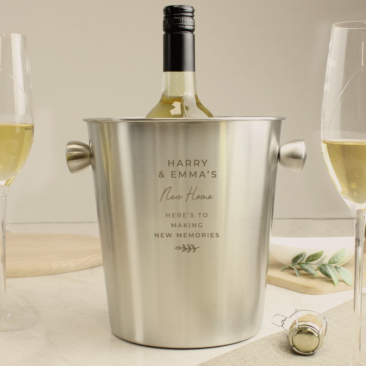 Personalised Six Line Message Ice Bucket - image 4