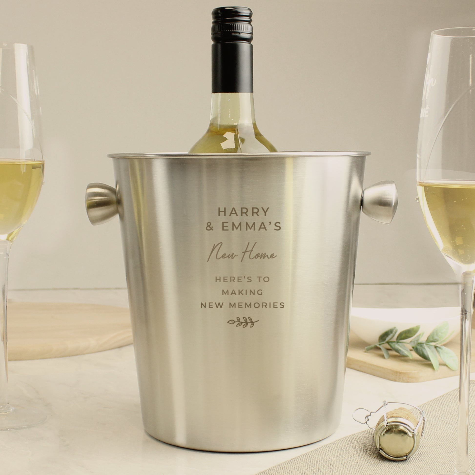 Personalised Six Line Message Ice Bucket - image 4