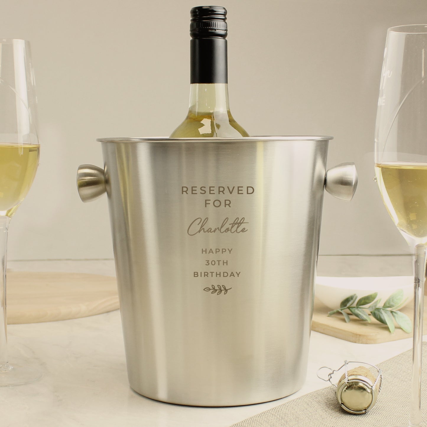 Personalised Six Line Message Ice Bucket - image 7