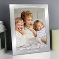 Personalised Any Message 10x8 Silver Photo Frame from Heartfelt Gifts