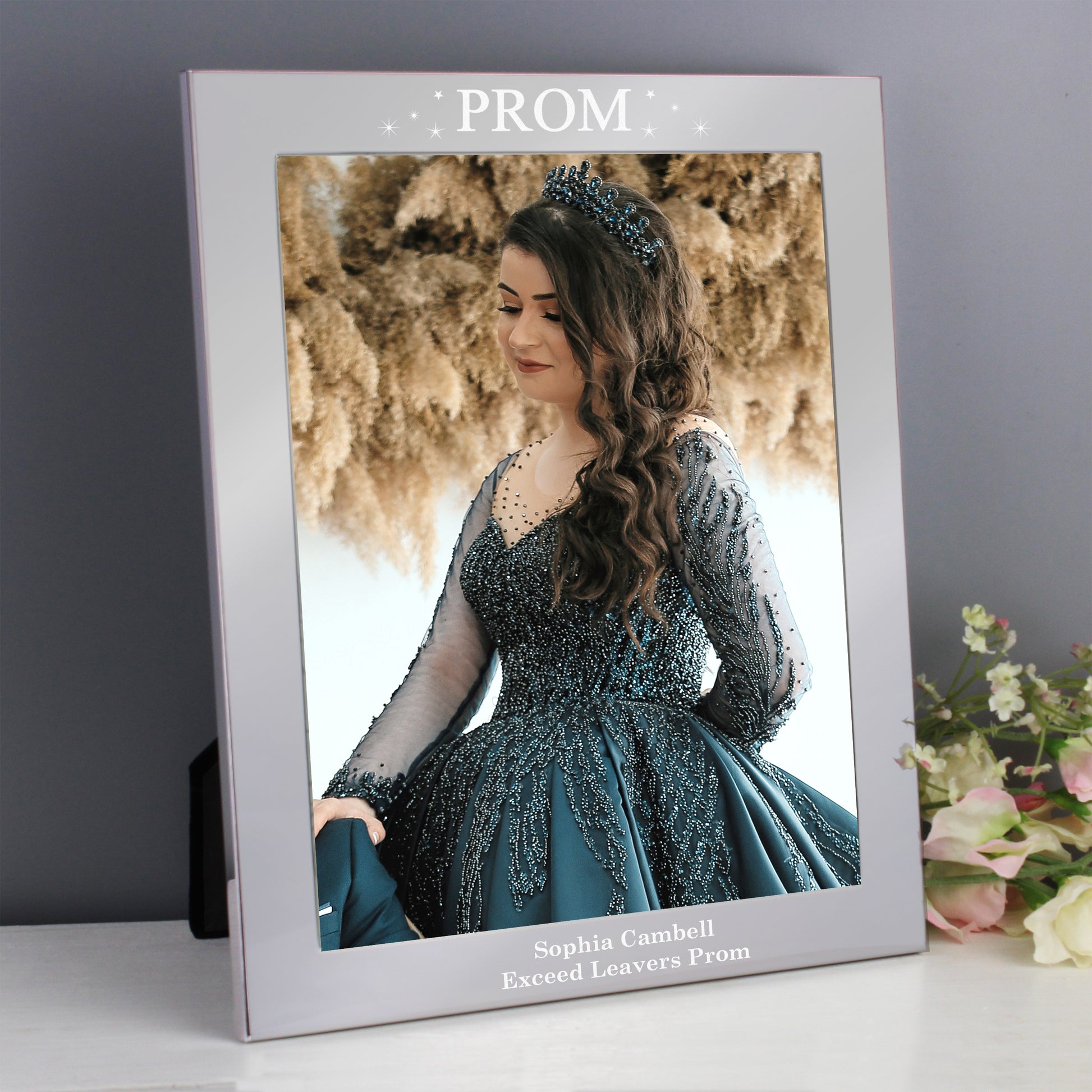 Personalised Prom Night 10x8 Silver Photo Frame - image 3