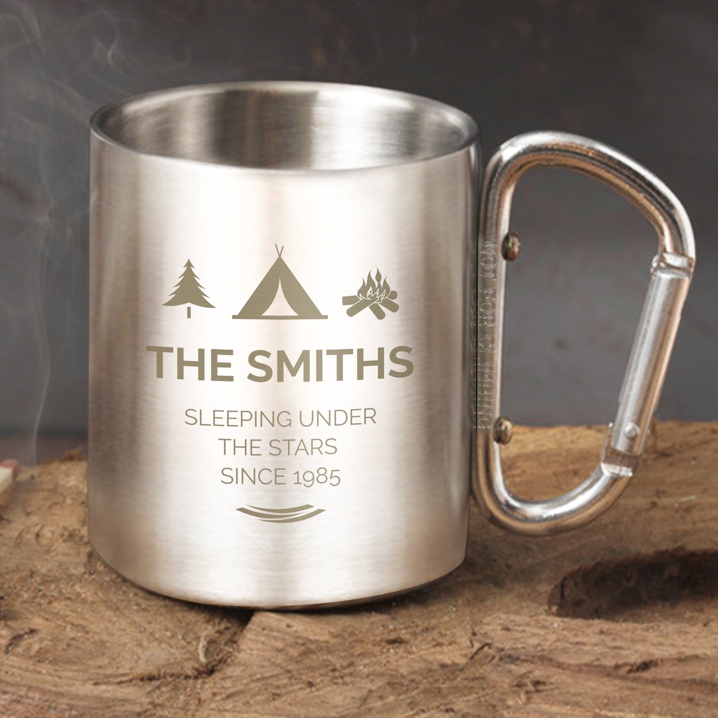 Personalised 'Wilderness Wanderer' Stainless Steel Mug from Heartfelt Gifts